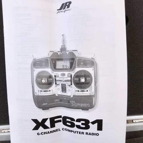 JR Brand XF631 Radio Controller, Case and Various Supplies - Picture 11 of 13